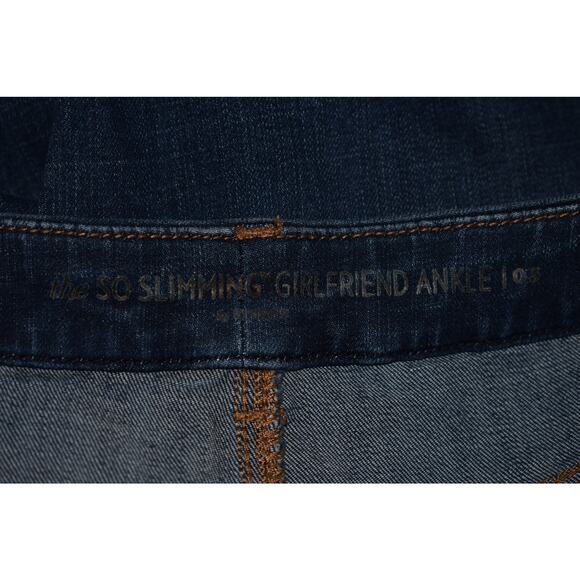 CHICO'S $99 So Slimming‎ Girlfriend Ankle Stretch Denim Jean Chico's 0.5 / US 6 - Picture 4 of 4